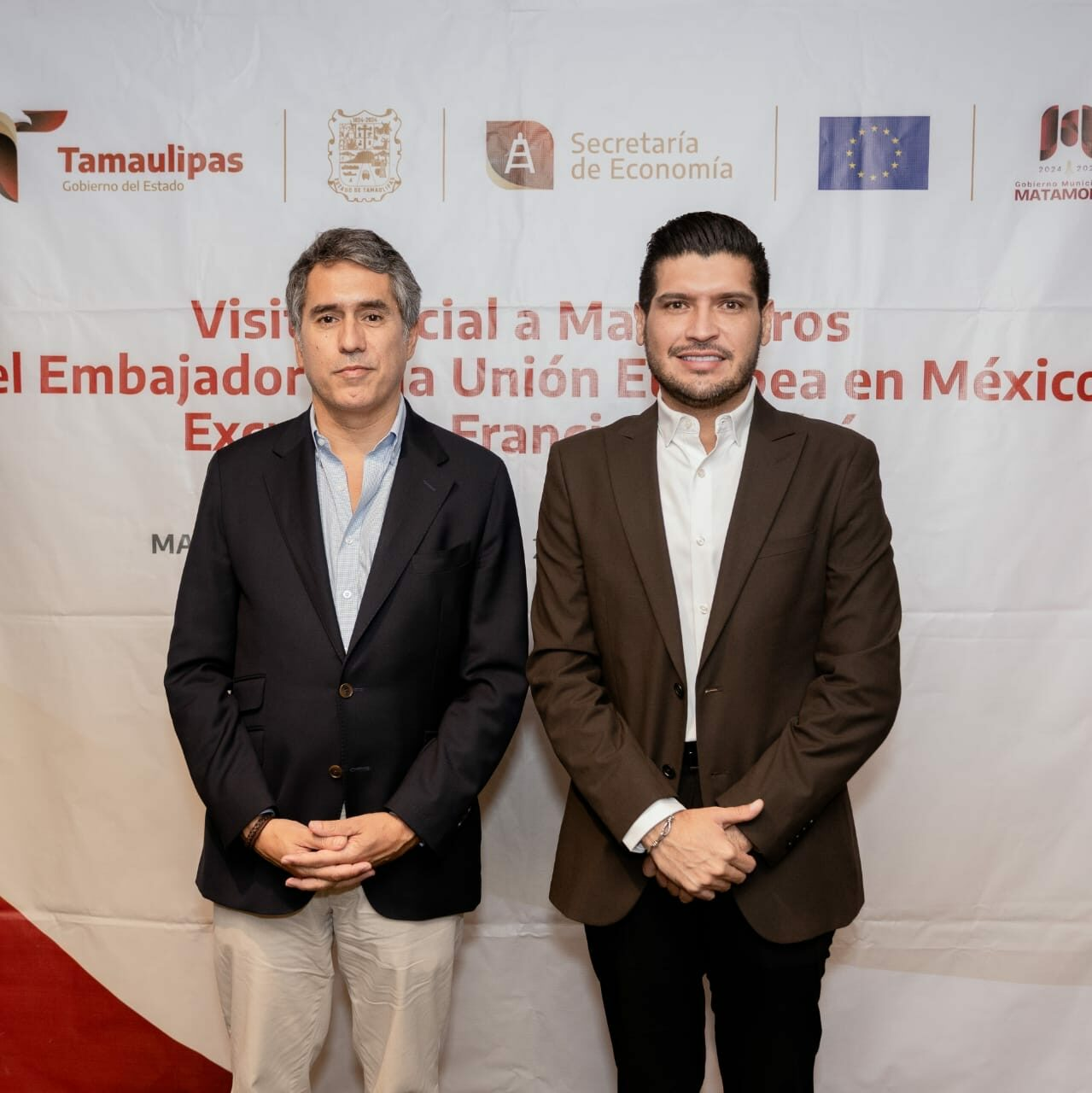 Reunión histórica entre Beto Granados y el Embajador de la Unión Europea fortalece a Matamoros