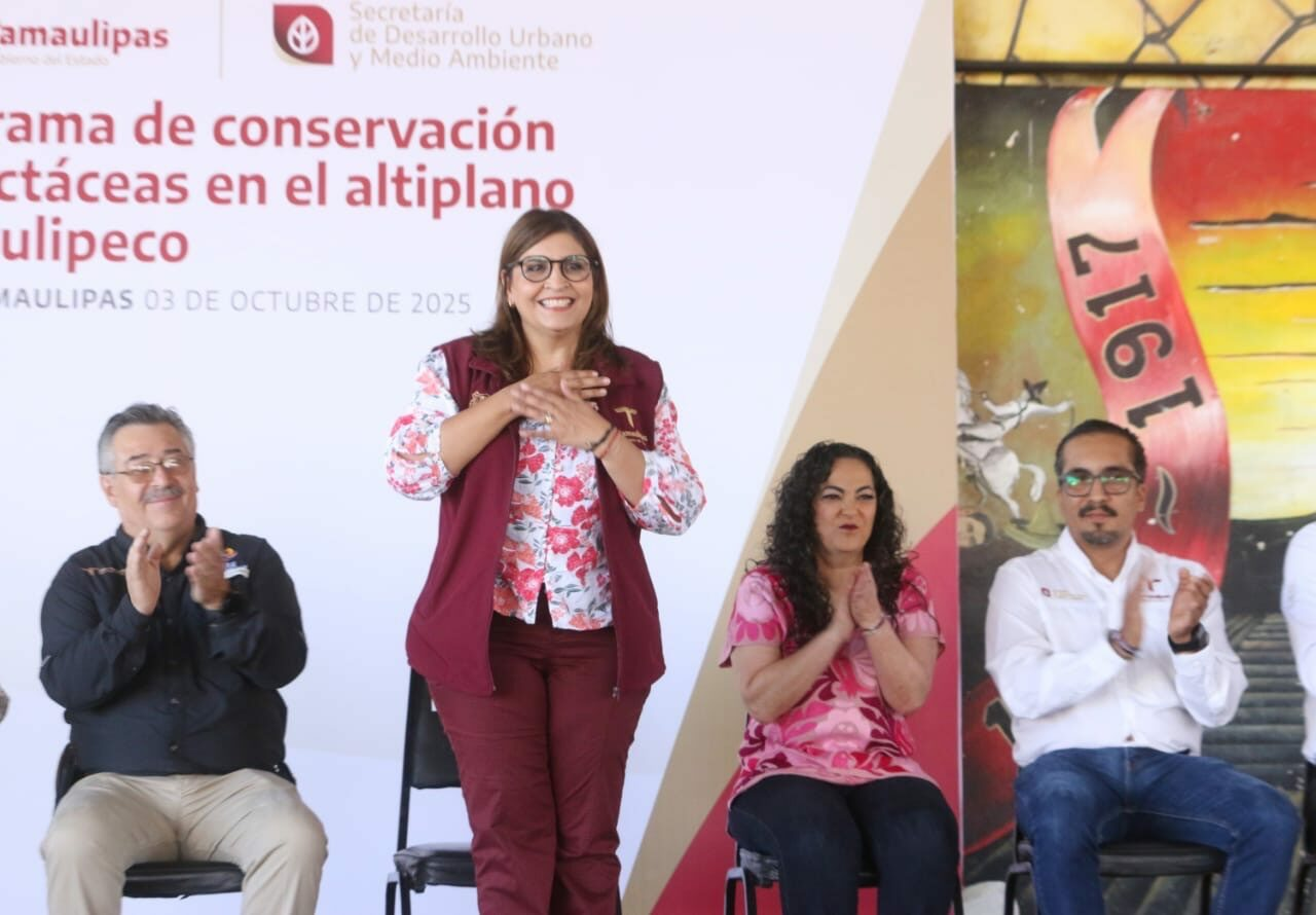 Fomenta SEDUMA conservación de cactáceas en altiplano tamaulipeco