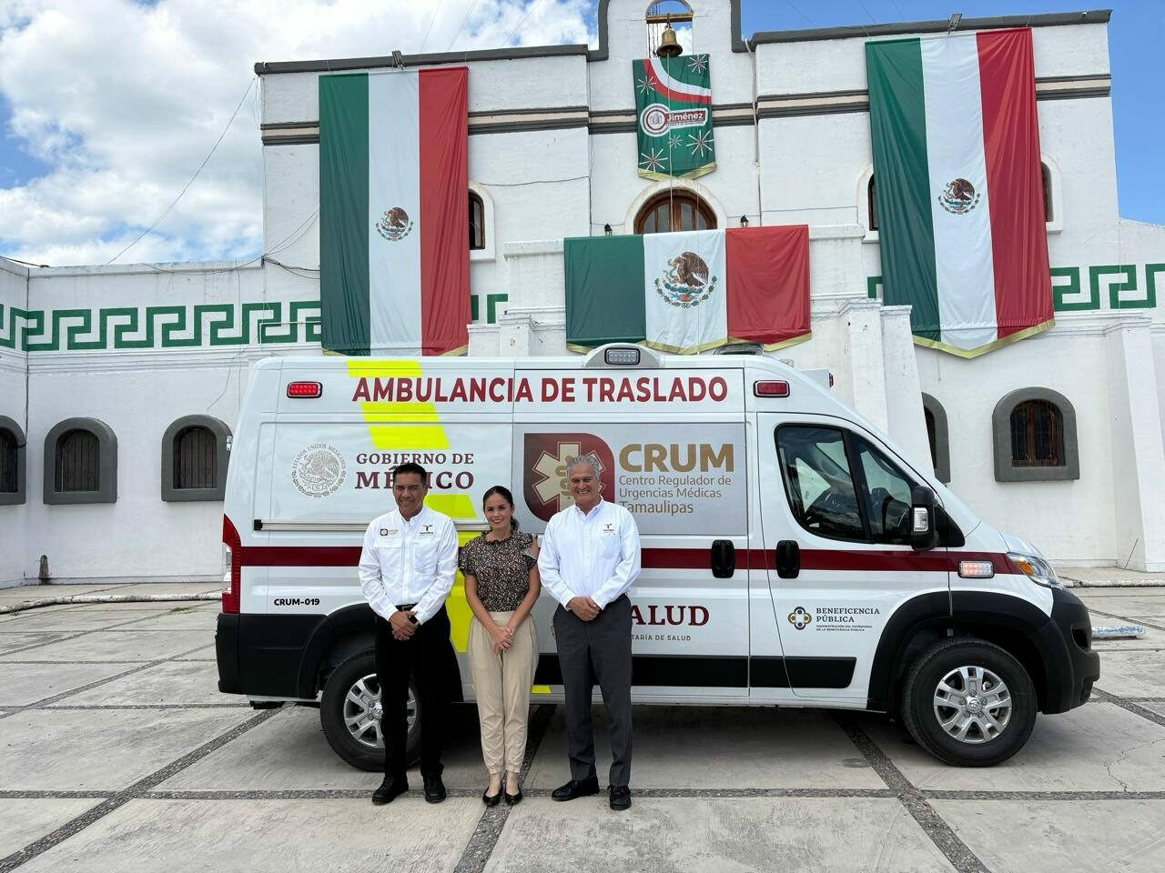 Amplía Salud red de ambulancias en Jiménez, Soto la Marina y Aldama
