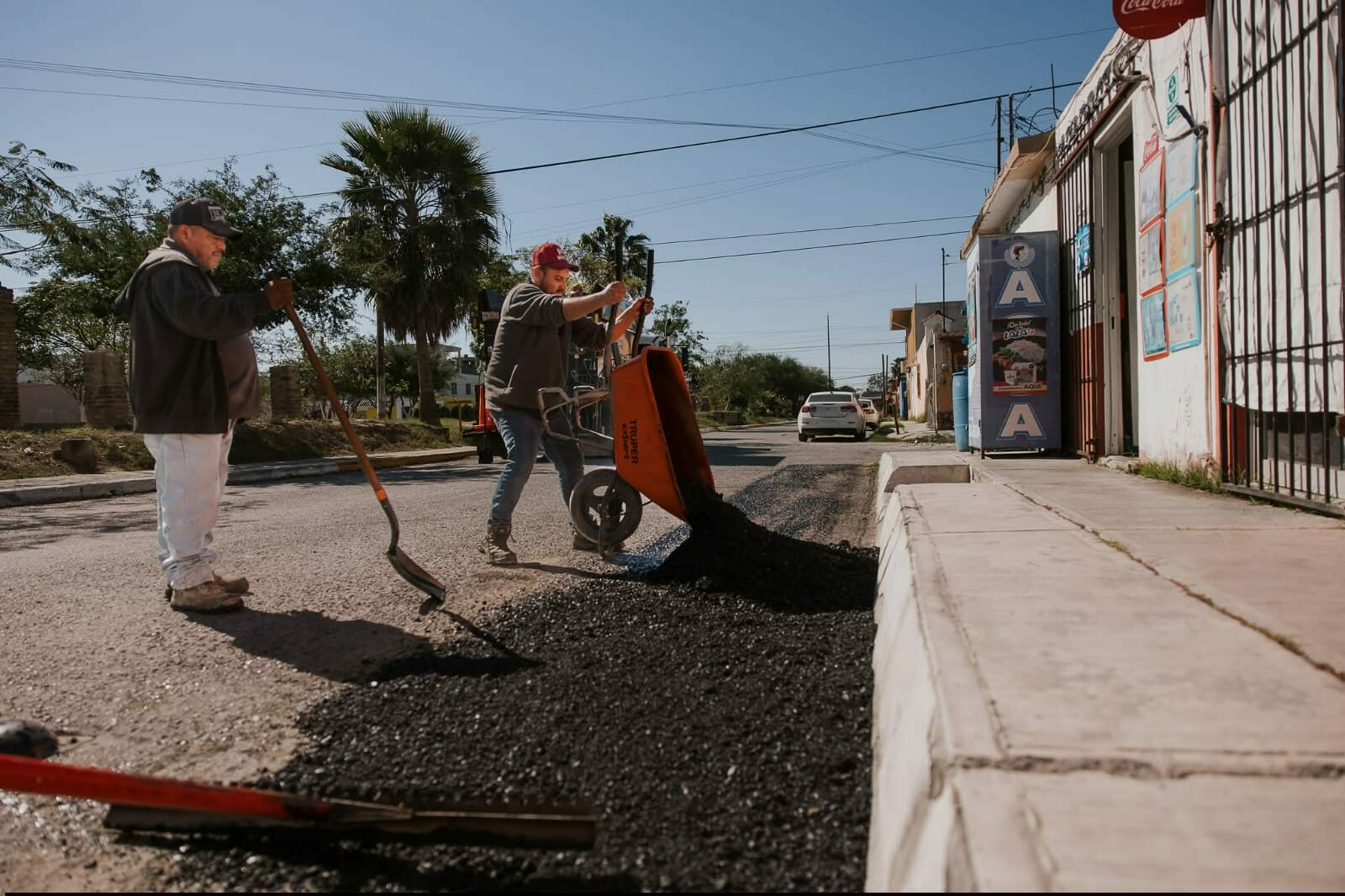 Gobierno de Beto Granados refuerza labores de bacheo al inicio del año