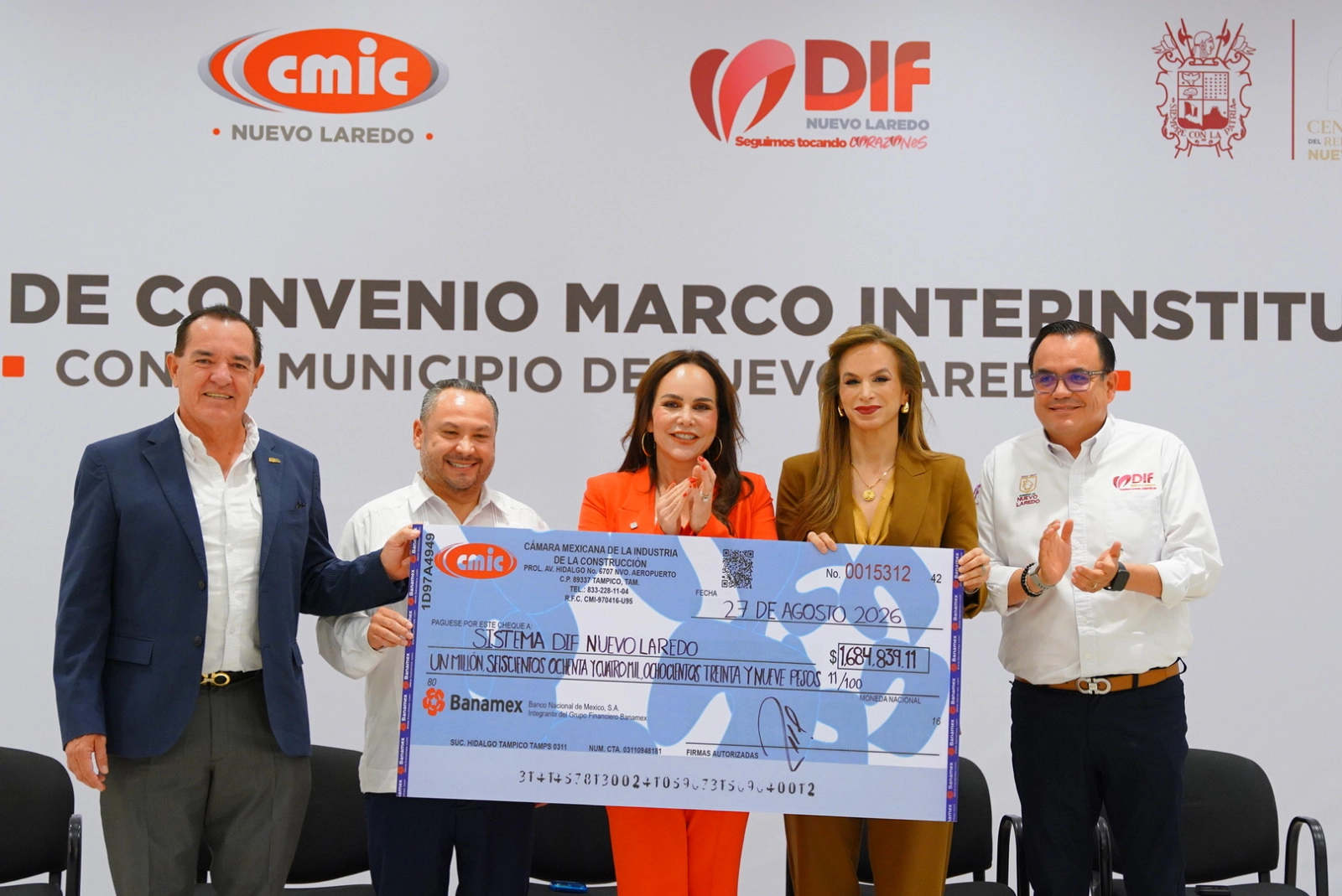 CARMEN LILIA Y CONSTRUCTORES SUMAN ESFUERZOS PARA LLEVAR APOYO A FAMILIAS VULNERABLES DE NUEVO LAREDO