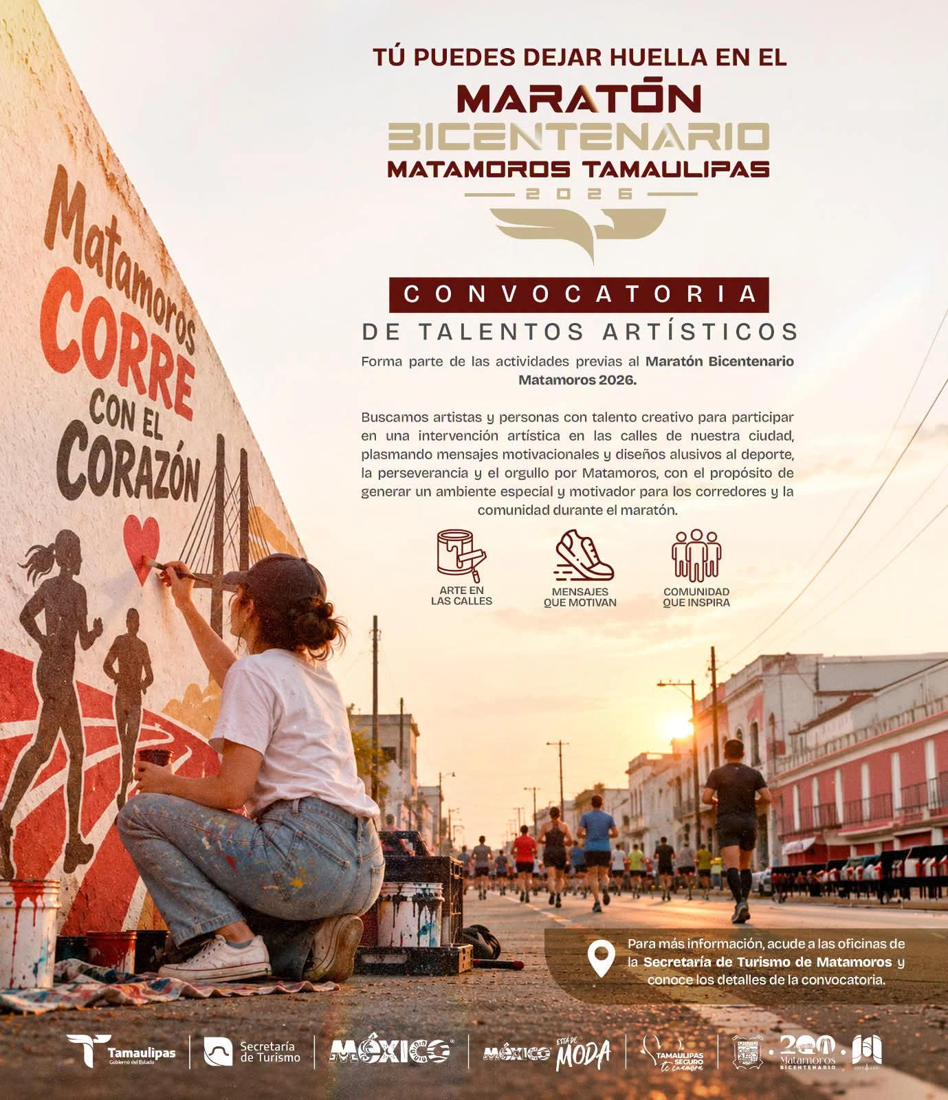 Beto Granados convoca a artistas para intervenir calles por Maratón Bicentenario