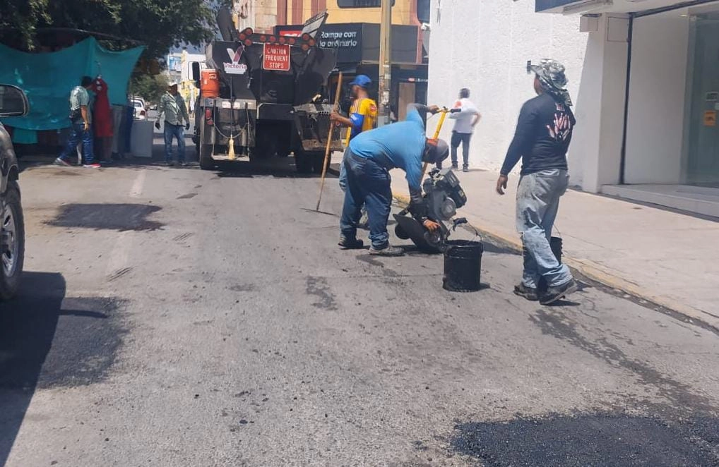 Realiza Municipio trabajos de conservación en 18 mil m2 de calles.