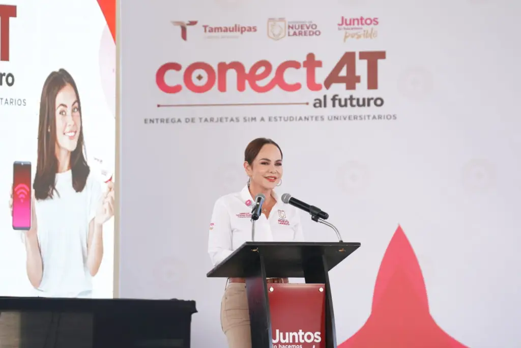 CARMEN LILIA MARCA PRECEDENTE EN TAMAULIPAS CON CONÉCTAT: CONECTIVIDAD MÓVIL GRATUITA PARA 10 MIL UNIVERSITARIOS