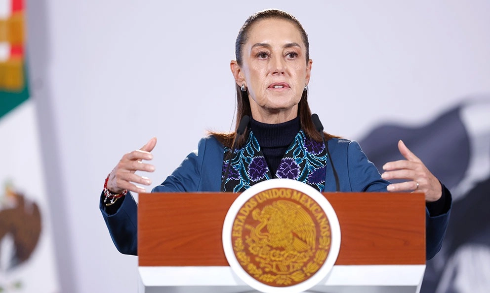 Sheinbaum llama a convertir competencia entre EU y China en cooperación