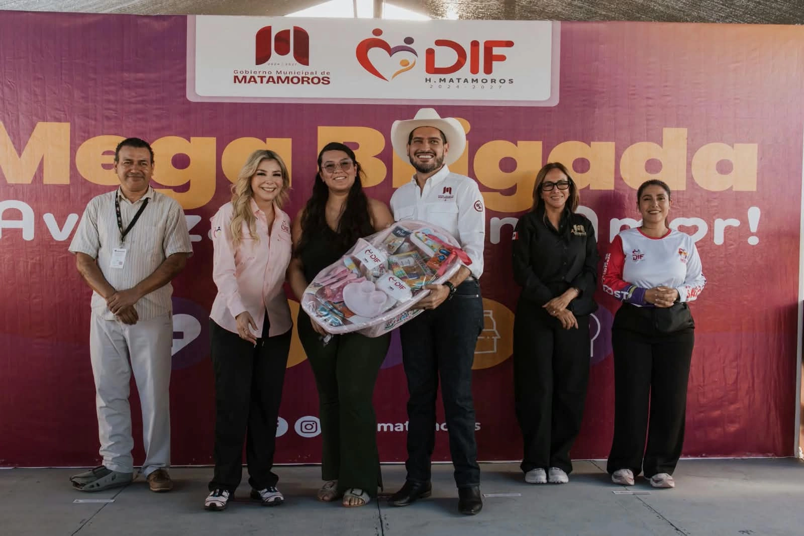 Beto Granados encabeza brigada asistencial y activa unidad médica en Matamoros
