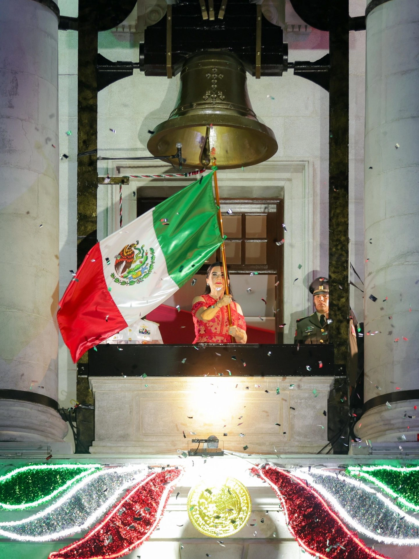 Celebra Mónica Villarreal junto a más de 22 mil tampiqueños el Grito de Independencia
