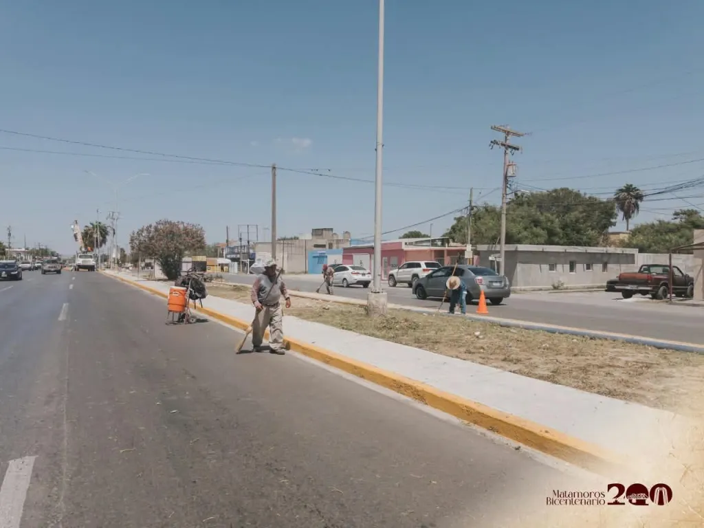 Alberto Granados impulsa rescate de espacios públicos y vialidades en Matamoros