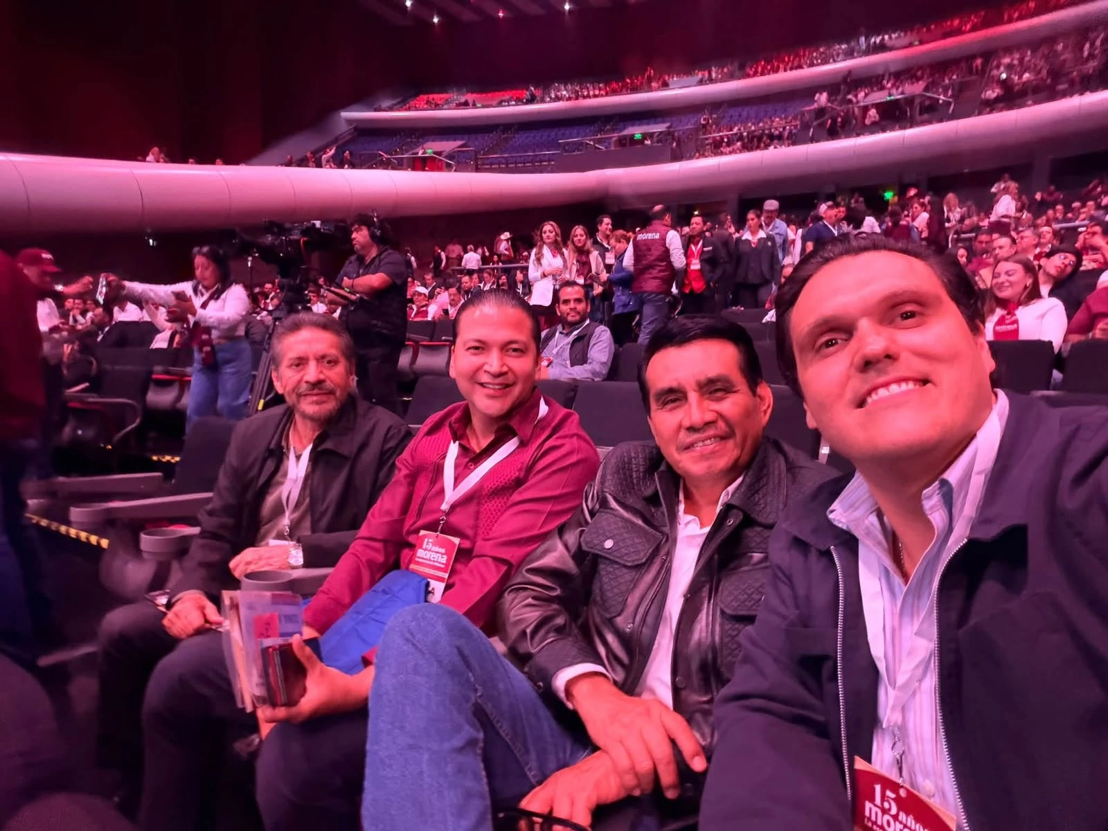 Participamos en el aniversario número 15 del movimiento de Regeneración Nacional; HP.