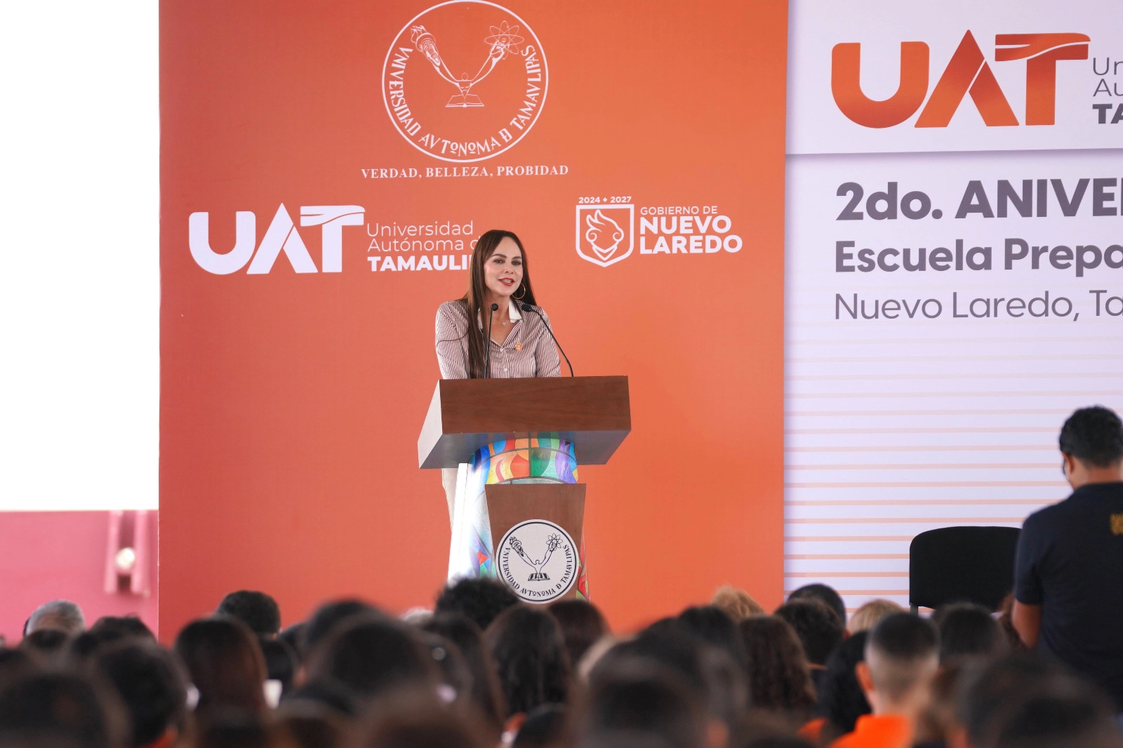 CARMEN LILIA CANTUROSAS, ALIADA DE LA UAT; FORTALECE LA EDUCACIÓN SUPERIOR Y MEDIA SUPERIOR EN TAMAULIPAS