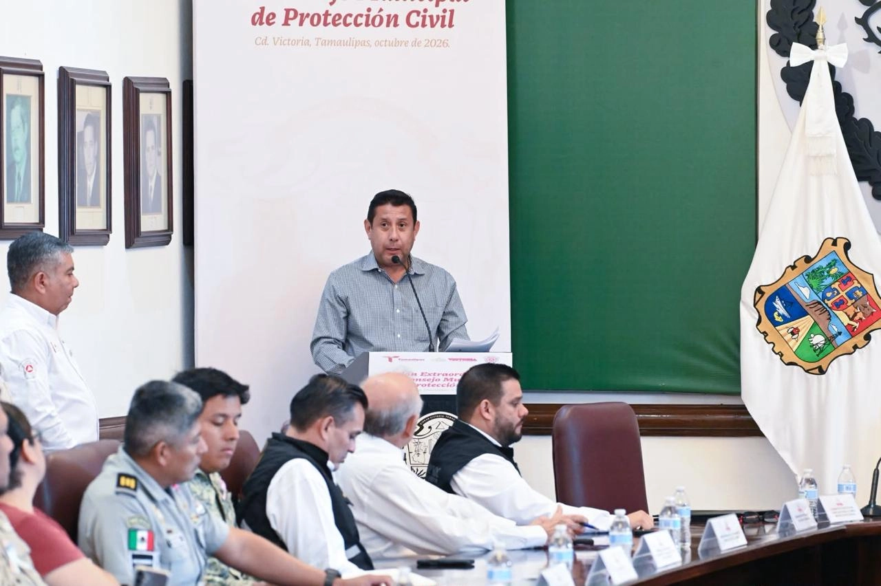 Sesiona el Consejo de Protección Civil de Victoria para afrontar la temporada de lluvias.