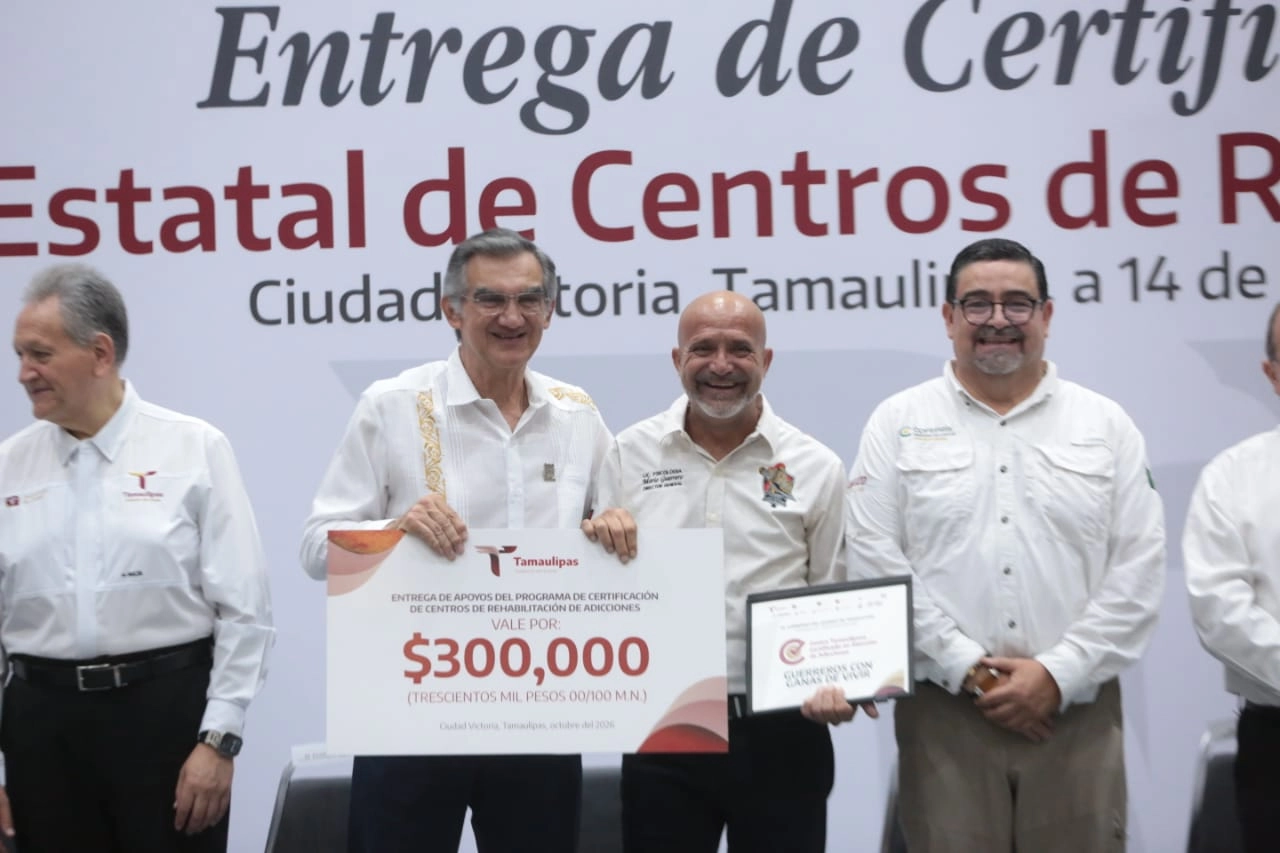 Programa para regularizar Centros de Rehabilitación de Adicciones en Tamaulipas será ejemplo nacional